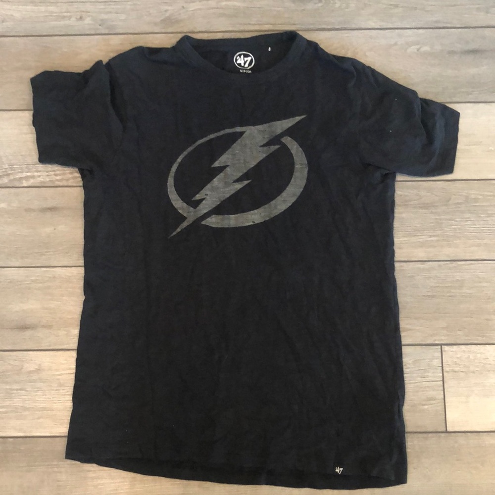 Black Tampa Bay Lightning Tee size Small